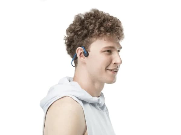 Shokz OpenMove, Langaton, Puhelut/Musiikki, 20 - 20000 Hz, 29 g, Kuulokkeet, Sininen