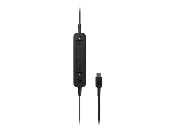 EPOS ADAPT 130 USB-C II - Headset - på örat - kabelansluten - USB-C - svart - Optimerad för UC