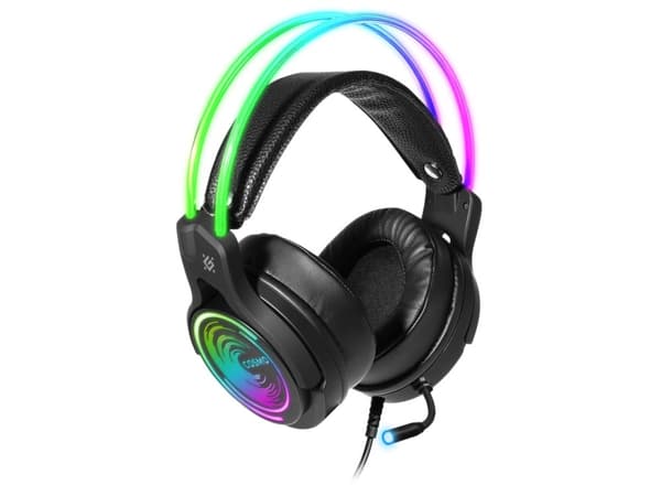 Defender Cosmo Pro, Koblet med ledninger (ikke trådløs), Spilling, 20 - 20000 Hz, 390 g, Hodesett, Sort