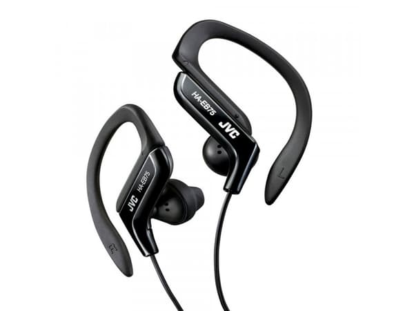 JVC HA-EB75, Langallinen, 16 - 20000 Hz, Musiikki, 13 g, Kuulokkeet, Musta