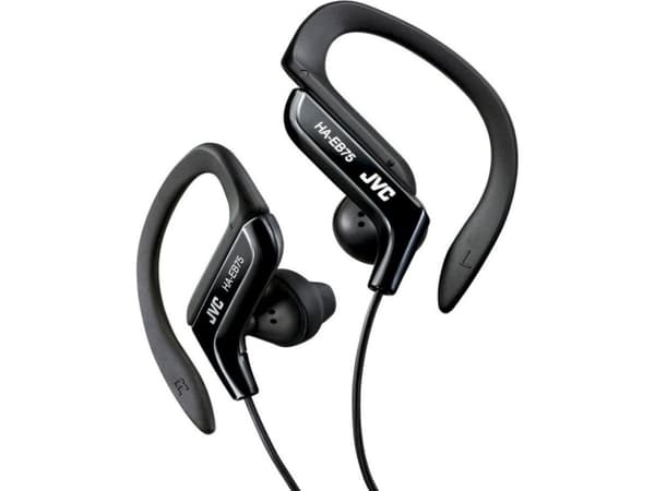 JVC HA-EB75, Langallinen, 16 - 20000 Hz, Musiikki, 13 g, Kuulokkeet, Musta