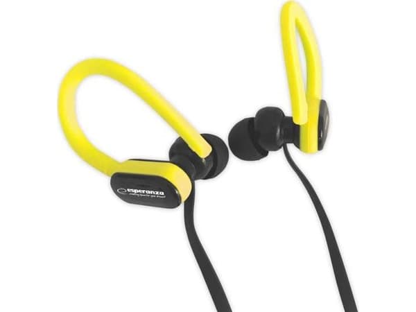 ESPERANZA EARPHONES WITH MICROPHONE EH197KY BLACK/YELLOW