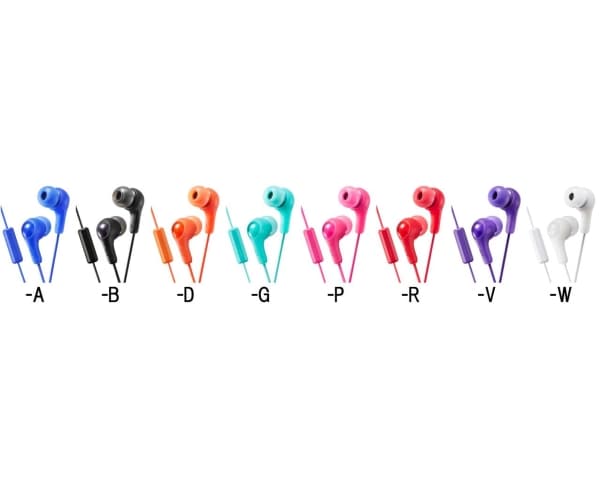 JVC HA-FX7M, Ledningsført, 10 - 20000 Hz, Opkald/musik, 3,8 g, Headset, Sortera