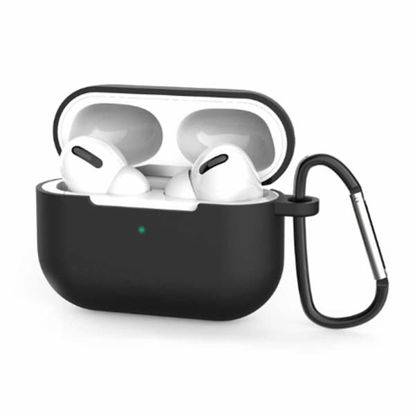 Black Apple AirPods Pro Cases Shockproof Beskyttende Case Silicone