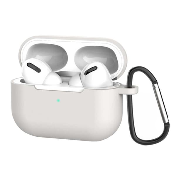 Grå eple AirPods Pro Case Shock -Sikre beskyttelsesveske silikon
