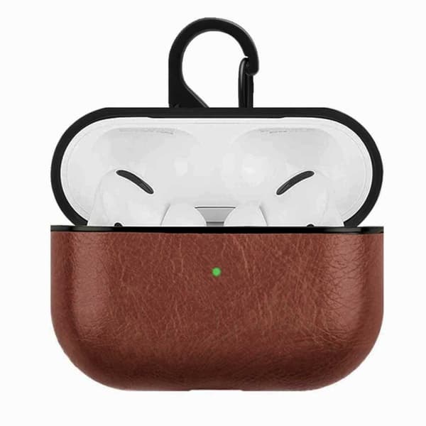 Mørkebrune eple AirPods Pro Bag Case Beskyttelsesveske Let