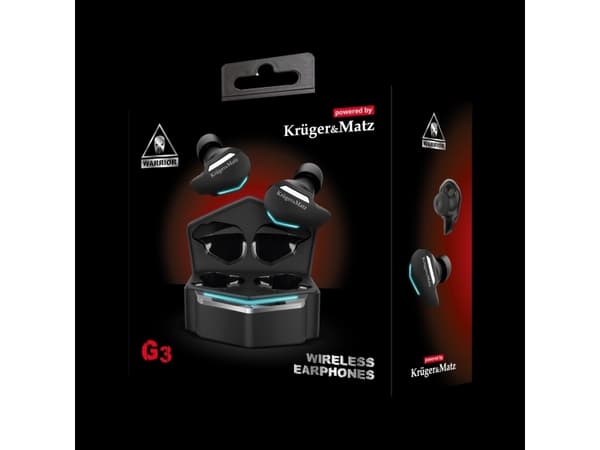 Kruger & Matz G3 TWS stereo Bluetooth -øretelefoner sort