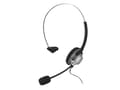 Miniatyrbild 1 av 3: Hama 00201157, Headset, Huvudband, Kontor/callcenter, Svart, Silver, Mono, Inline-kontrollenhet