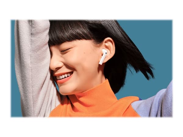 Xiaomi Redmi Buds 3 - True wireless-hodetelefoner med mikrofon - ørepropp - Bluetooth - aktiv støydemping - hvit