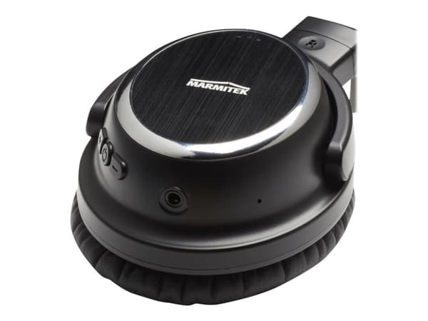 Marmitek BoomBoom 577 - Hodetelefoner med mikrofon - full størrelse - Bluetooth - trådløs, kablet - 3,5 mm jakk