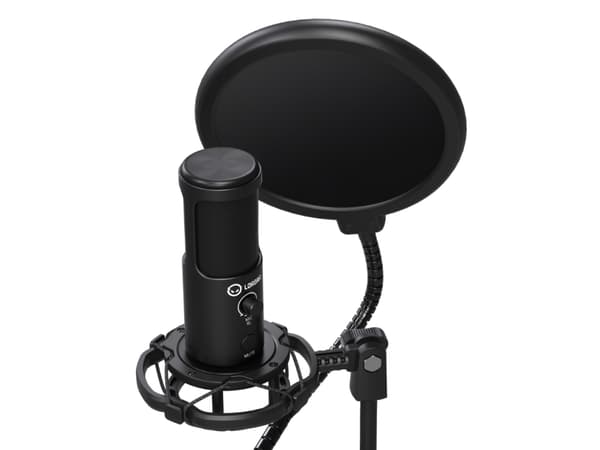Lorgar LRG-CMT721, Mikrofon for spillkonsoll, 3 dB, 50 - 1800 Hz, 1 %, 1000 ohm (O), 16 Bit
