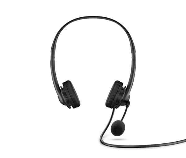 HP :n USB-stereokuulokemikrofoni G2, Langallinen, Toimisto/puhelukeskus, 90 g, Kuulokkeet, Musta