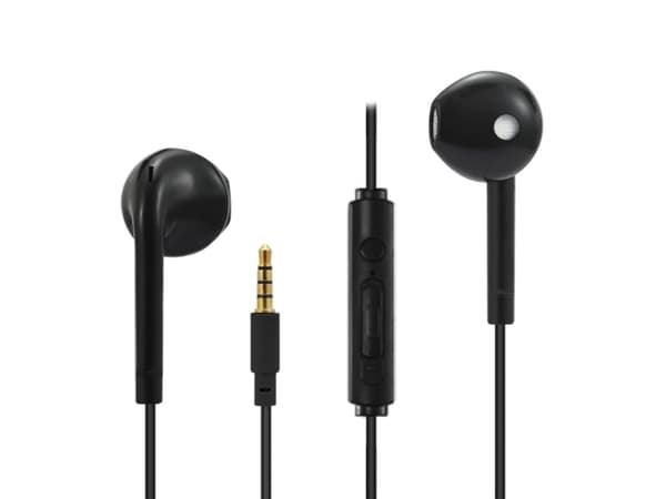 2GO 795966, Ledningsført, Opkald/musik, Headset, Sort