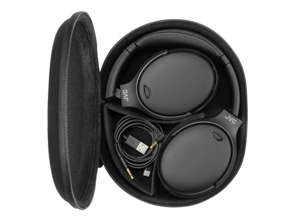 JVC HA-S100N, Langallinen & langaton, Musiikki/Päivittäin, 5 - 40000 Hz, 275 g, Kuulokkeet, Musta