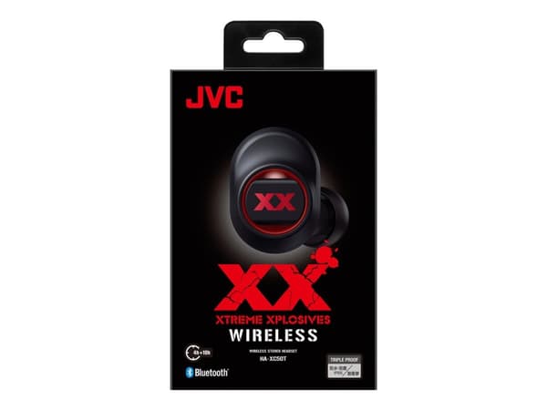 JVC HA-XC50T - Xtreme Xplosives - True wireless-hodetelefoner med mikrofon - ørepropp - Bluetooth