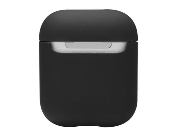 dbramante1928 Costa Rica - Fodral laddningsfodral för trådlösa öronsnäckor - silikon, återvunnen plast - nattsvart - för Apple AirPods (2a generation