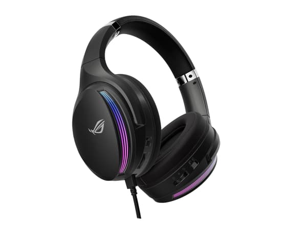 ASUS ROG Fusion II 500, Langallinen, Pelaaminen, 20 - 40000 Hz, 310 g, Kuulokkeet, Musta