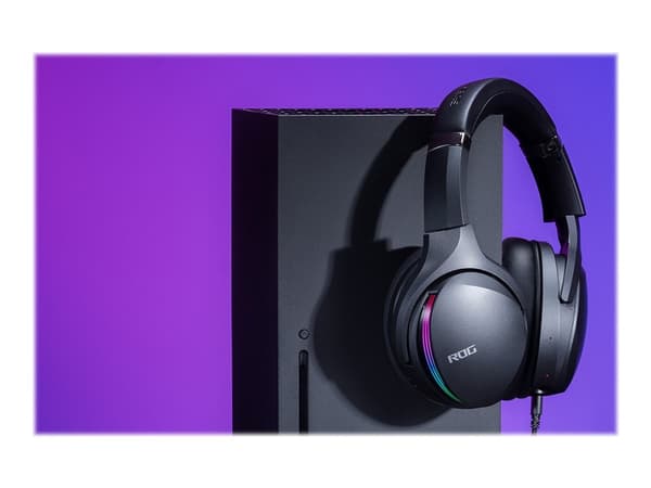 ASUS ROG Fusion II 500, Langallinen, Pelaaminen, 20 - 40000 Hz, 310 g, Kuulokkeet, Musta