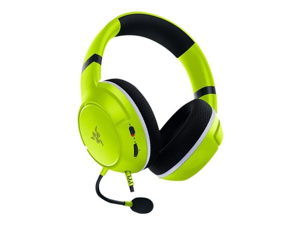 Razer Kaira X for Xbox, Langallinen, Pelaaminen, 20 - 20000 Hz, 283 g, Kuulokkeet, Musta, Lime