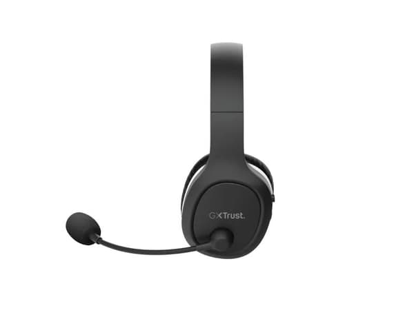Trust GXT 391 Thian - Headset - fullstorlek - 5,8 GHz - trådlös, kabelansluten - 3,5 mm kontakt, USB-A - svart