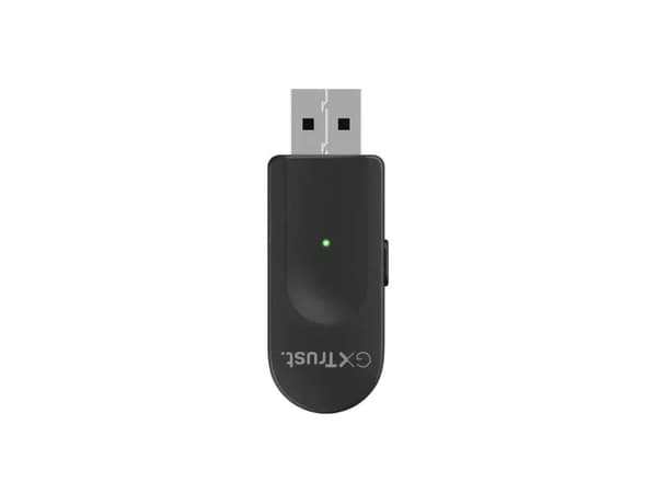 Trust GXT 391 Thian - Headset - fullstorlek - 5,8 GHz - trådlös, kabelansluten - 3,5 mm kontakt, USB-A - svart