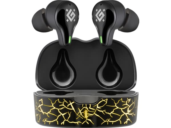 Defender CYBERDOTS 250, True Wireless Stereo (TWS), Samtale/Musikk/Sport/Hverdag, 20 - 20000 Hz, Hodesett, Sort