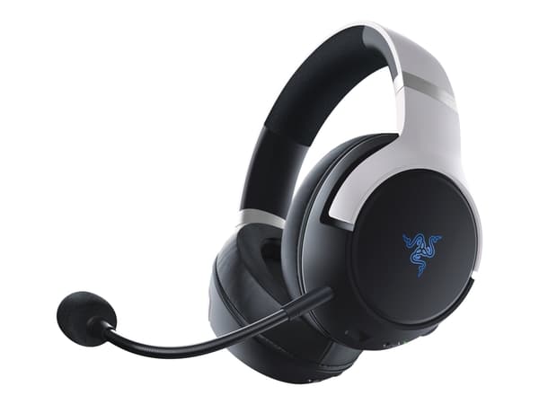 Razer Kaira Pro PlayStationille - Kuulokkeet - täysikokoinen - Bluetooth/2,4 GHz radiotaajuus - langaton (USB-C) - valkoinen | Sony PlayStation 5:lle