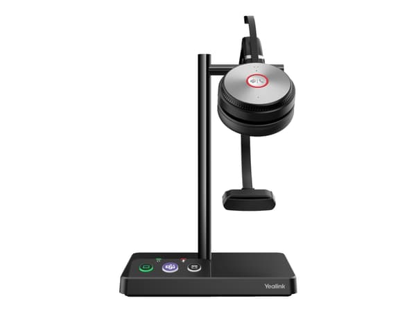 Yealink WH62 Mono - För Microsoft Teams - headset - på örat - DECT - trådlös - Certifierad för Microsoft-teams