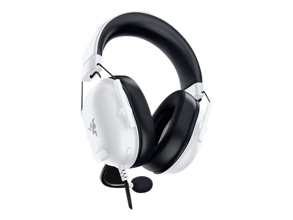 Razer BlackShark V2 X, Langallinen, Pelaaminen, 12 - 28000 Hz, 240 g, Kuulokkeet, Valkoinen