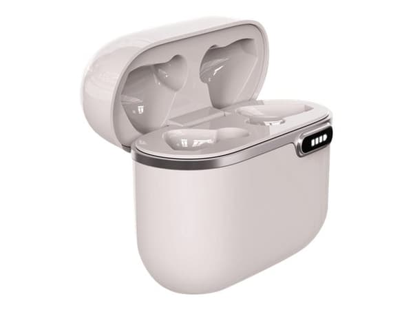 ART AP-TW-B4 - Ægte trådløse øretelefoner med mik. - ørespids - Bluetooth - hvid