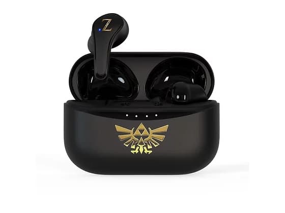 OTL Technologies Nintendo Legend of Zelda, Trådløs, Samtaler/musikk, 20 - 20000 Hz, 42 g, Hodetelefoner, Sort