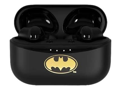 OTL DC Comics Batman - True wireless-hodetelefoner med mikrofon - i øret - Bluetooth - svart og gull