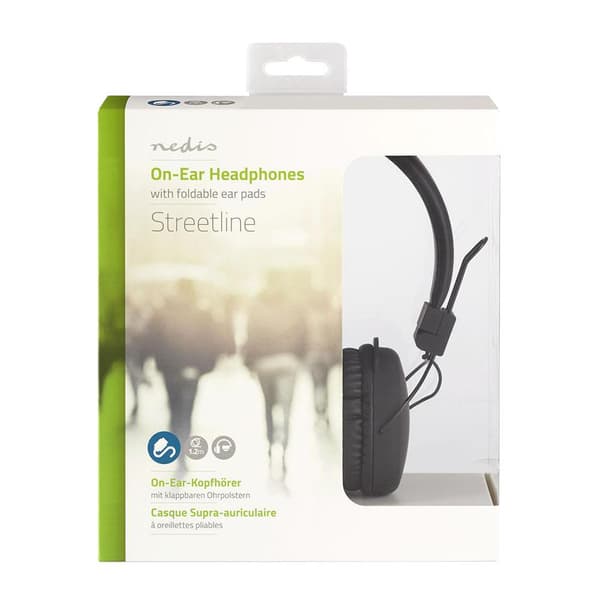 On-Ear hovedtelefoner med Ledning - Sort