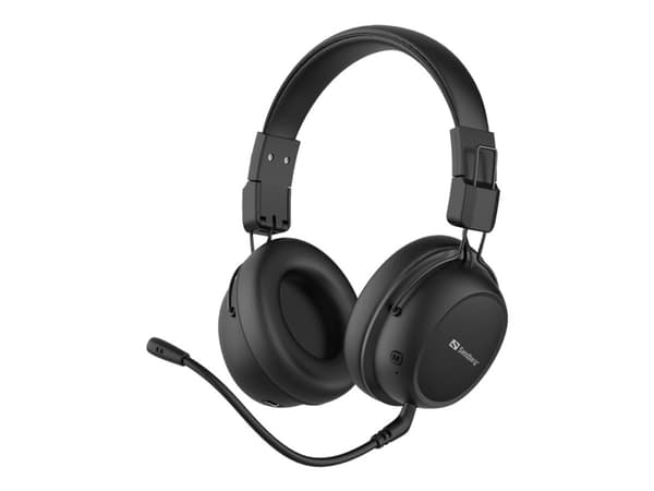 Sandberg 126-36 hodetelefon og headsett Hodesett Trådløs Hodebånd Spilling USB Type-C Bluetooth Sort