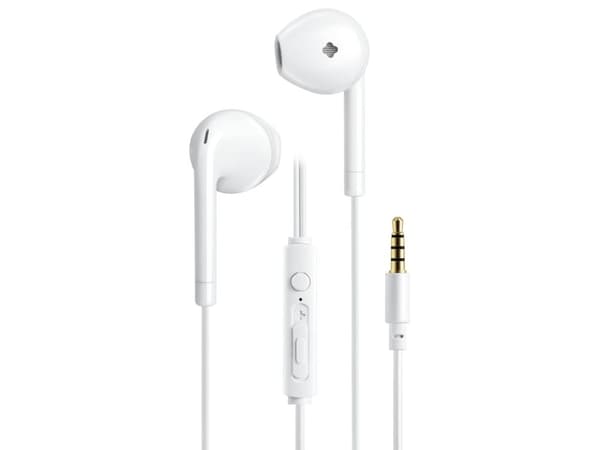 2GO 795961, Koblet med ledninger (ikke trådløs), Calls/Music, Hodesett, Hvit
