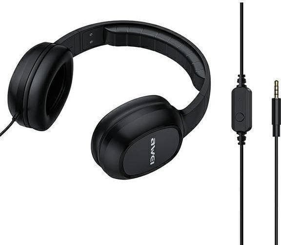 Awei AWEI headphones earphones GM-6 jack 3.5mm black/black