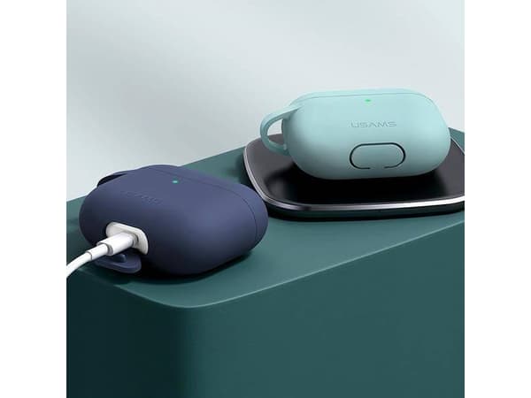 Usams Silicon skyddsfodral BH741AP03 för AirPods 3 rosa