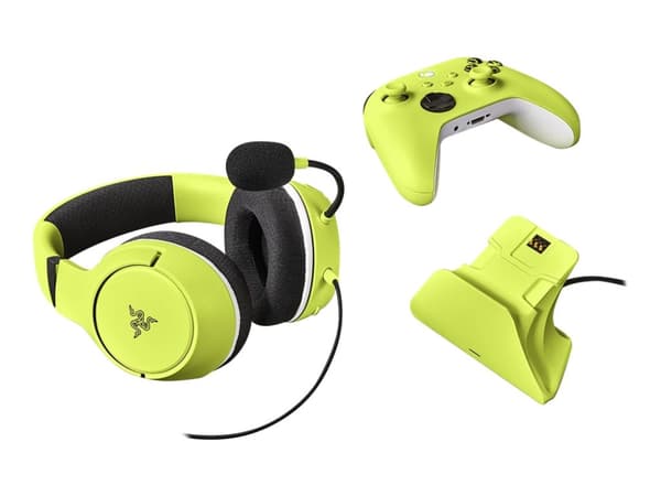 Razer Essential Duo Bundle, Langallinen, 20 - 20000 Hz, Pelaaminen, 283 g, Kuulokkeet, Keltainen