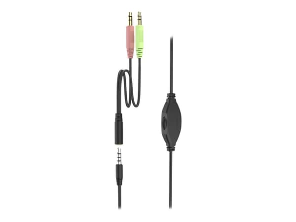 Hama "HS-P150 V2" - Headset - på örat - kabelansluten - 3,5 mm kontakt - svart