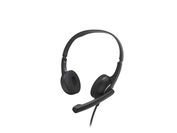 Hama "HS-P150 V2" - Headset - på örat - kabelansluten - 3,5 mm kontakt - svart