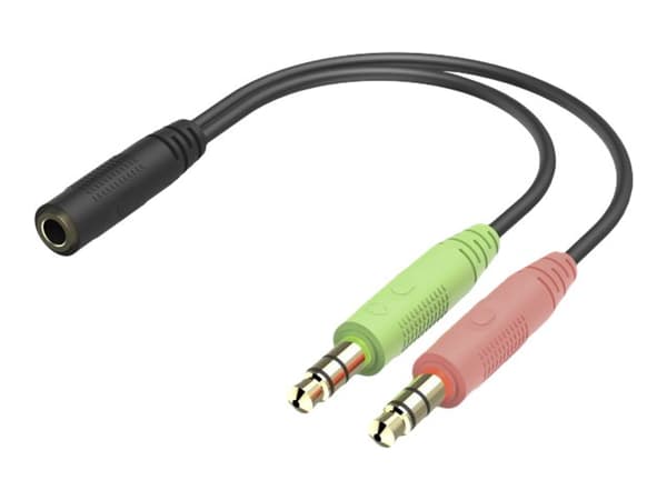 Hama "HS-P150 V2" - Headset - på örat - kabelansluten - 3,5 mm kontakt - svart