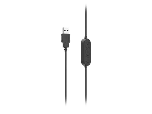 Hama "HS-USB300 V2" - Hodesett - full størrelse - kablet - USB-A - svart