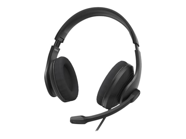 Hama "HS-USB300 V2" - Hodesett - full størrelse - kablet - USB-A - svart