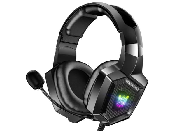 Wireless gaming headset K8 RGB black