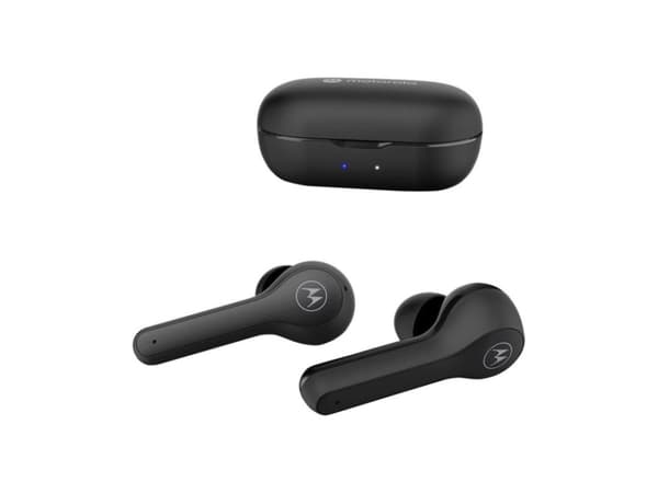 Motorola Moto Buds 085 - True wireless-hodetelefoner med mikrofon - i øret - Bluetooth - svart