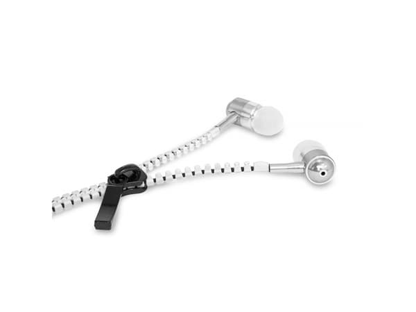 Zipper headset i blister - Hvid