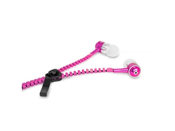 Zipper headset i blister - Pink