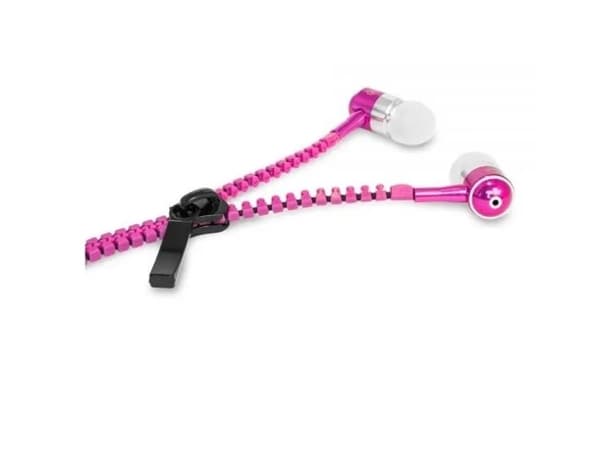 Zipper headset i blister - Pink