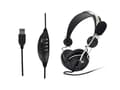 Miniatyrbild 3 av 4: USB-headset med mikrofon och volymkontroll