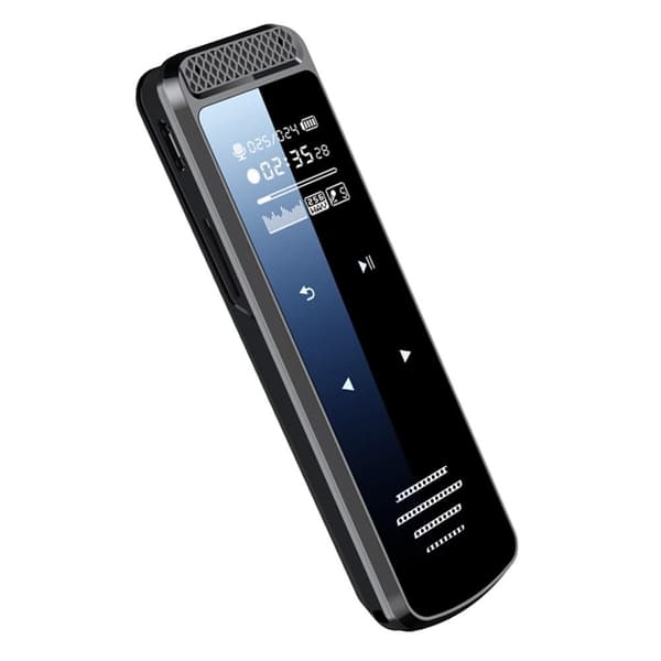 Digital stemmeopptaker 32 GB brusket lydopptaker Dobbel stemmeaktivert